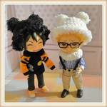 オビツろいど用　くま耳ニット帽&スヌード　オーダー　ねんどろいど　オビツ11