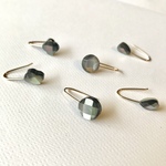 ブラックシェル×フックピアス【14KGF】