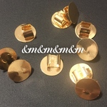 台座 貼り付け リングパーツ 　ゴールドパーツ　ゴールド　パーツ　素材　材料　金具　メタルパーツ　アクセサリー　資材　チャーム ヘアゴム