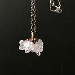 水晶ミニクラスター ネックレス