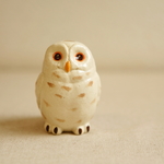 受注生産　陶器のシロフクロウ