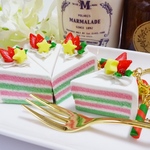 クリスマスケーキキーホルダー