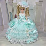23.【12月14日(金)昼12時より】リカちゃん お姫様ドレス 一点物☆ミント
