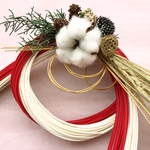 輪結びリース（赤）