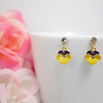 貼るピアス☆ビオラ お花シリーズ