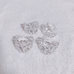  パーツ販売 透かしリング シルバー 4個セット