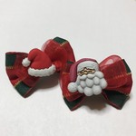 クリスマスに♪サンタクロースおリボン♪X11