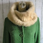 ¶ new antique fur ¶ パロミノデザインミンクファーゆったりnejiriスヌード「pammo」