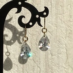 ジルコンのドロップピアス