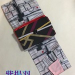 ベロア帯揚げ【レッド】