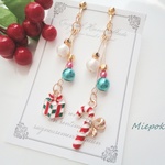 happyChristmas☆イヤリング（ピアス）