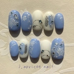 雪ネイル #2