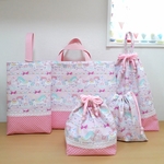 ミルキーユニコーン ⚪ レッスンバッグ 5点セット ⚪ 女の子 pink