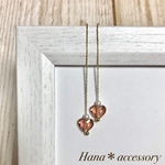〈11〉Momo様専用ページ⁑SWAROVSKI ローズハートのアメリカン＊ピアス