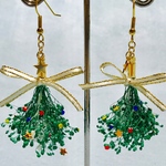 クリスマスのピアス