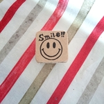 smileにこちゃん＊消しゴムはんこ