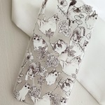 【iPhone】Botanical&ねこ透明スマホケース