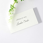 席札”purple gray” name card for wedding 10枚