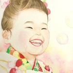 オーダー品/七五三似顔絵２Ｌ