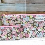 【新春sale】リバティ＊【ジェシー】大きめフラットポーチのセット