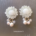 <受注生産>yukinohanaピアス/イヤリング