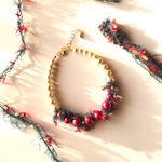 クリスマスワンコネックレス