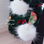 花と半月 クリスマスバージョン