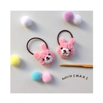 2こセット キッズ ベビー うさぎ ヘアゴム