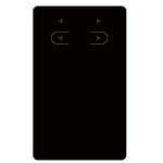 【単価22円】ピアス・イヤリング専用台紙 ブラック 名刺サイズ　　 (No.19-2400)