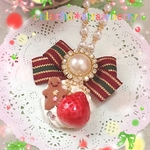 【2018年クリスマス限定】ホイップベリーネックレス