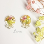 SALE価格‼#06 小さなお花とパールの可愛いピアス