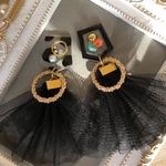 再再再再販ドットチュールピアス♡イヤリング