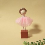 メモスタンド　夢みるプリンセス　ピンクのスカート　カードスタンド　メモクリップ