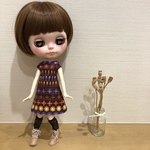 リカちゃん／ネオブライス の服 茶色