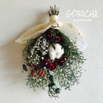 MINI かすみ草 White スワッグ〈winter〉 ⑦