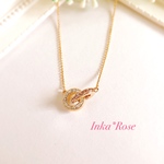 risa様専用ページ💎✨スワロフスキー✨ダブルリングネックレス✨グルーデコ ゴールド