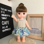 メルちゃん、ソランちゃんの服＊ワンピース&ヘアゴムセット 