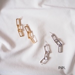 再販◎シンプルチェーンピアス/イヤリング