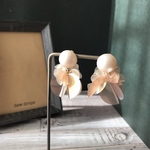 ✳︎再販♪人気♡プリンセスラインのスパンコールピアス・ダスティピンク✳︎