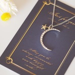 【12月限定♡先着5名様 1200円→500円】三日月と星のキラキラネックレス