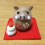 2019年干支の亥のおきあがりこぼし