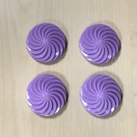 VINTAGE PURPLE WHIP DESIGN CABOCHONS