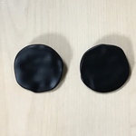 MATTE BLACK ROUND NUGGET DESIGN BUTTON 
