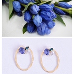 【odd garden series】リンドウ（ピアス）