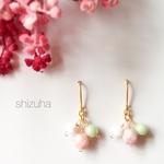 春の3色ピアス