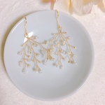 スノーホワイト 小枝ピアス