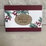 【クリスマスカードR】holly jolly & bright