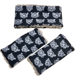 【5-f様専用】キッズ〜ジュニア用☆とら虎トラ柄＋ふわふわプードルファーのネックウォーマー&ハンドウォーマー 