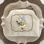 花束✧手刺繍のがまぐち