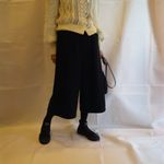 【オーダー追加料金】＋【大きめサイズ】細見え・イタリア製やわらかウール・ワイドパンツ